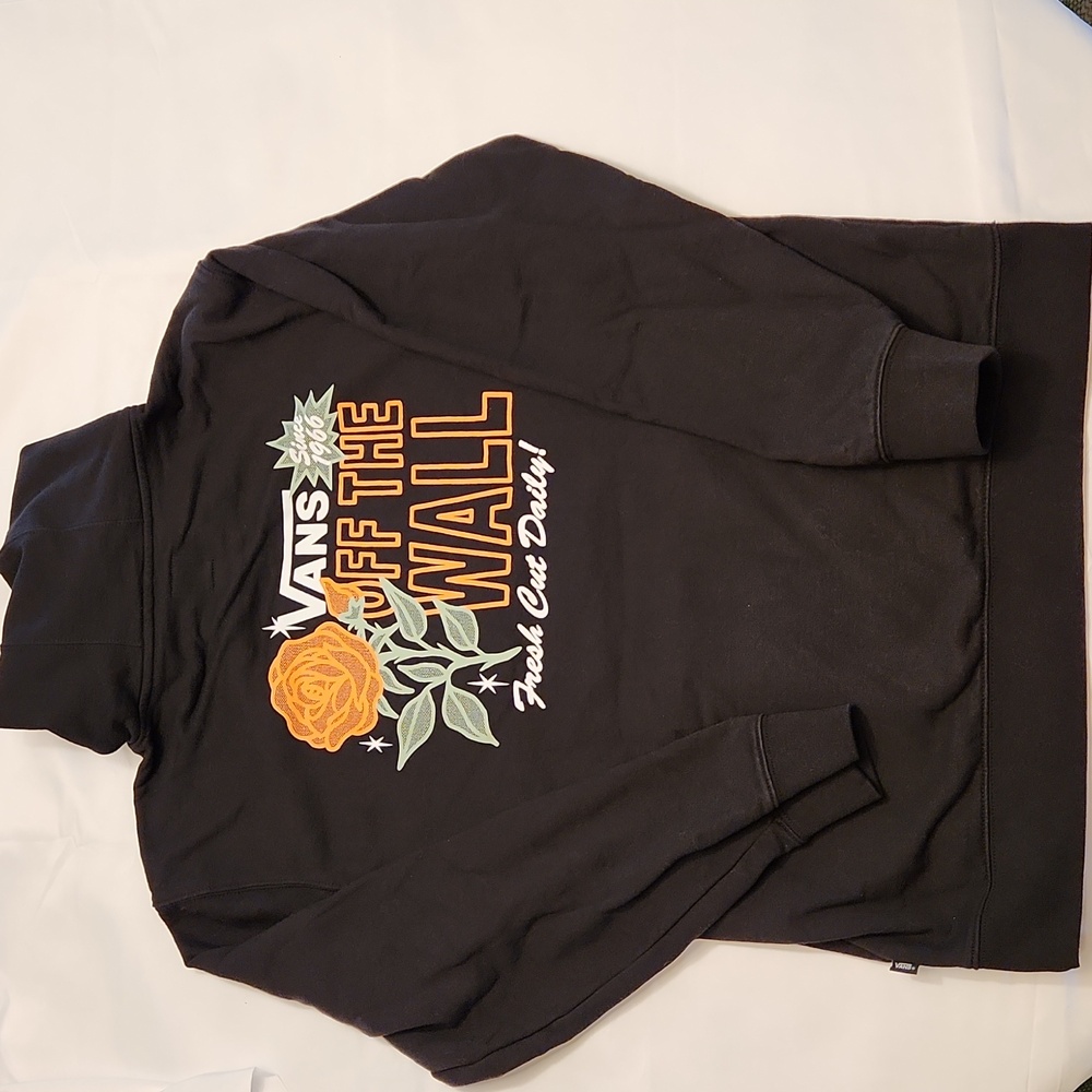 Vans Hoodie with Floral Graphic